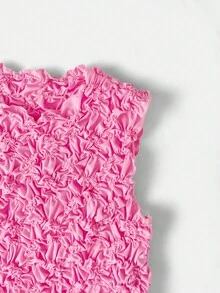 SHEIN EZwear Áo khoác và áo lót dành cho xe tăng nữ màu trơn Giải trí - Hồng - Xem 3