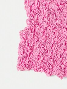 SHEIN EZwear Áo khoác và áo lót dành cho xe tăng nữ màu trơn Giải trí - Hồng - Xem 4