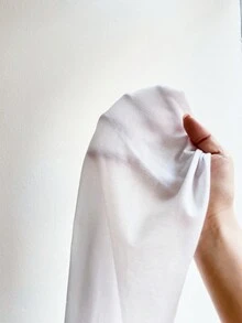 SHEIN LUNE 愛心圖案圓領T恤 - 白色 - 查看 7