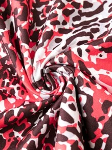 SHEIN Unity Hơn In Toàn bộ Viền Ruffle Cami ngọn - Nhiều màu - Xem 4