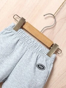 Bộ đồ Em bé Đắp vá Lá thư - Nhiều màu - Xem 6