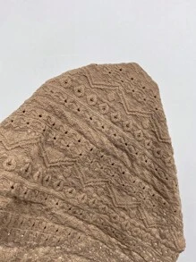 SHEIN LUNE Top de tirantes con bordado con ojal - Marrón - Ver 8