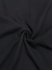 BizChic Two Tone Sleeveless Blouse Workwear - Black and White - View 4