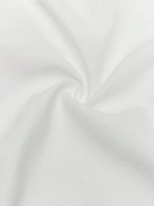 BizChic Button Front Belted Dress - White - View 7