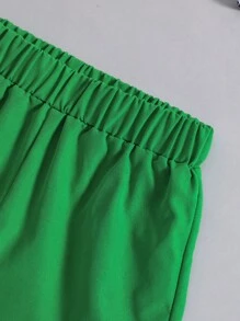 SHEIN 小男童熱帶圖案襯衫和短褲 - 彩色 - 查看 7