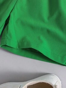 SHEIN 小男童熱帶圖案襯衫和短褲 - 彩色 - 查看 8