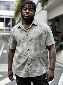 GENTILAND Áo sơ mi nam cỡ lớn - Nhiều màu - Xem 3