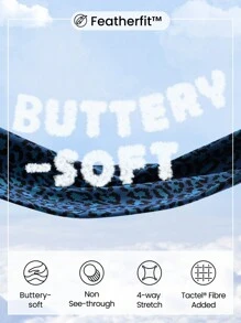 GLOWMODE Featherfit™十字背部露肩款豹紋運動背心 - 彩色 - 查看 9