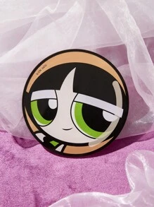 THE POWERPUFF GIRLS X SHEIN 4入组/套PMMA杯墊,卡通圖案桌墊餐桌