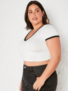 Maglia Taglie Forti 6XL per Signora di colore BLU