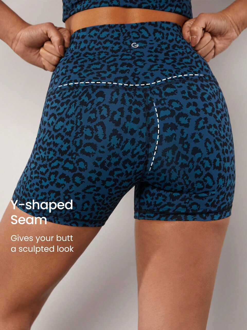 4.3" FeatherFit™ Crossover Cutie Biker Shorts Low Impact Cycling Running Gym Workout Summer