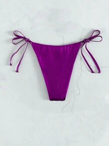 Bikini buộc dây bên hông, cho kỳ nghỉ hè ở bãi biển - Màu tím  Violet - Xem 2