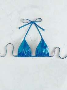 Dây Tam giác Bikini Top - Màu xanh lam - Xem 3