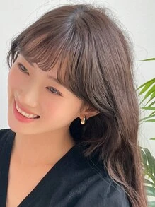 DAZY Water-drop Stud Earrings - Gold - View 2