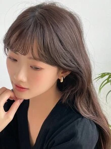 DAZY Water-drop Stud Earrings - Gold - View 4