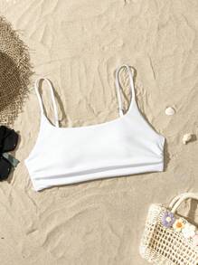 Swim Basics Sutien de bikini simplu pentru plajă de vară