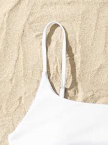 Swim Basics Sutien de bikini simplu pentru plajă de vară