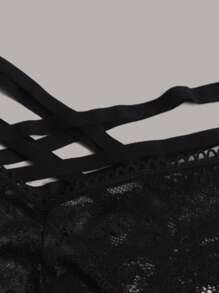 5pack Floral Lace Panty Set Lingerie - Multicolor - View 5