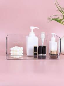 SHEIN 1 pieza Organizador grande exclusivo para el cuidado de la piel apilable - transparente - Ver 2