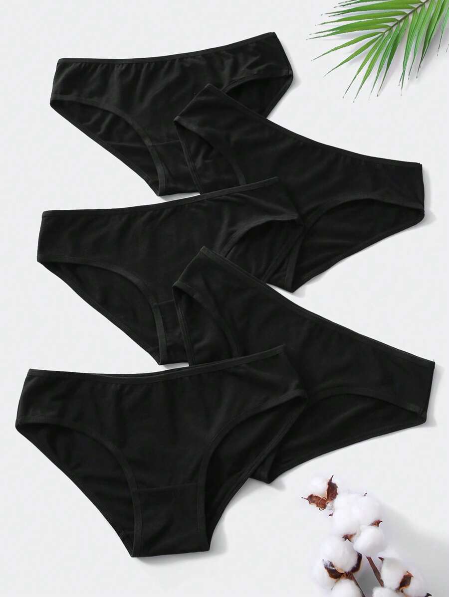 Snug Zone 5pack Solid Panty Set
