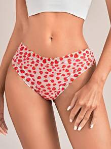 Eraneu 5packs Fruit Print Sexy Panties Set Lingerie