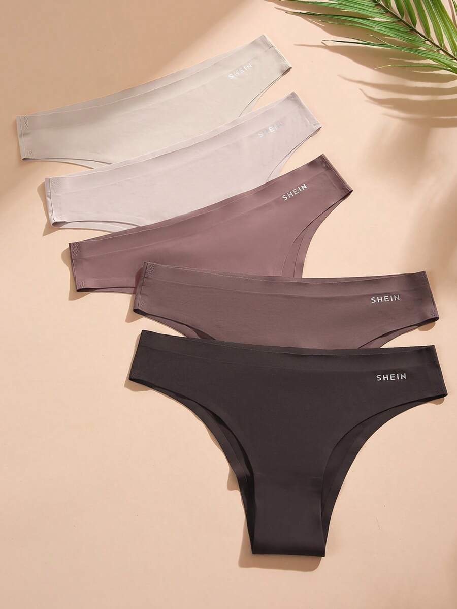 SHEIN 5件無痕內褲套裝 - 彩色 - 查看 1