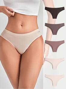 SHEIN 5件無痕內褲套裝 - 彩色 - 查看 2