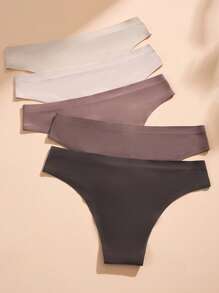 SHEIN 5件無痕內褲套裝 - 彩色 - 查看 8