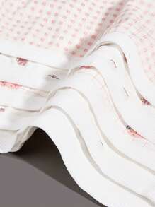 大碼5件草莓圖案內褲 - 彩色 - 查看 4