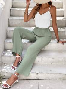 SHEIN Frenchy Färgblock Enkel Overall - Multifärgad - Visa 5