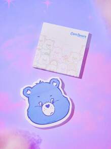 ROMWE X Care Bears 2 piezas en forma de oso de dibujos animados Nota adhesiva , dulce Nota adhesiva fácil de publicar para alumno - Multicolor - Ver 2