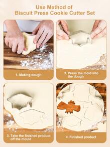 1 Bộ Khuôn Cắt Cookie Kim Loại - Lễ Tốt Nghiệp Sinh Viên - Bạc - Xem 3