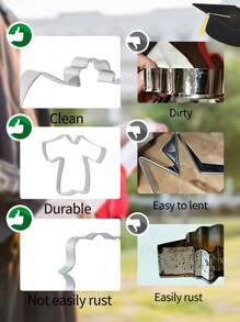 1 Bộ Khuôn Cắt Cookie Kim Loại - Lễ Tốt Nghiệp Sinh Viên - Bạc - Xem 4