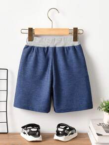 SHEIN Kleinkind Jungen Shorts mit Tunnelzug,