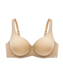 LUVLETTE Plus Dream Curve 2ndSkinPlunge T-Shirt Bra - Apricot - View 9