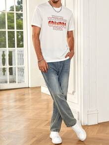 Manfinity Hypemode Men Slogan Graphic Tee