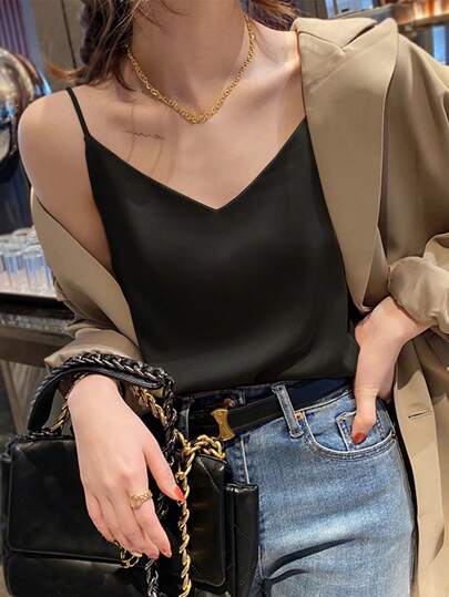 DAZY 百搭纯色吊带背心