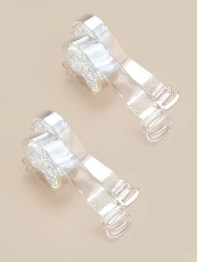2pairs Transparent Shoulder Strap