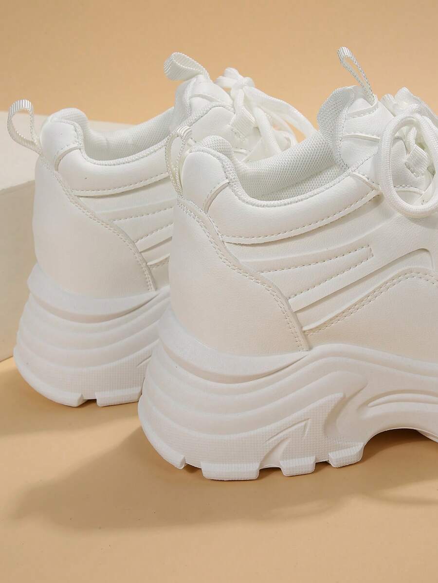 sporty wedge sneakers