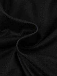 SHEIN 男小童小熊印花連帽T恤 - 黑色 - 查看 5