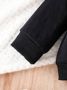 Đứa bé trai Đồ họa Chữ cái Áo nỉ & Túi có nắp Quần - Nhiều màu - Xem 5