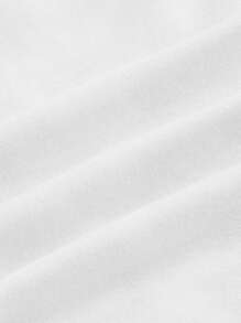 SHEIN ICON Figure Graphic  Y2k Tee - Navy Blue - View 4