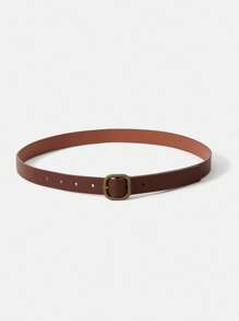 BizChic 1 Thắt lưng thời trang khóa vuông cho nữ cho cuộc sống hàng ngày - màu nâu - Xem 4