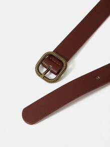 BizChic 1 Thắt lưng thời trang khóa vuông cho nữ cho cuộc sống hàng ngày - màu nâu - Xem 6