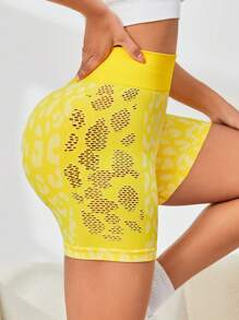 Yoga Trendy Shorts sportivi vita a banda larga scavato
