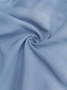 BizChic 西裝領圍裹側打結短款襯衫