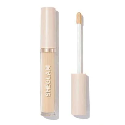 SHEGLAM Like Magic 12Hr Full Coverage Concealer-Buttercream  Matte Liquid Concealer Long Lasting Brightening Color Corrector Weightless All-Day Long Lasting Hydrating Concealer Brand Beauty Makeup Face Paint Cosmetic For Women Girls Perfect For Spring Summer Ideal For Y2K Fancy Fashion Suitable For Birthday Mother'S Day Gift Rave Party Ready Best Color