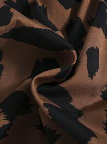 SHEIN Young Girl Loose Casual Sweet Fitted Waist Cap Sleeve A-Line Knee-Length Dress - Multicolor - View 9