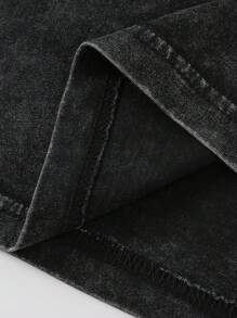 ROMWE MEN Street Life Guys Cartoon Graphic Tie Dye Tee