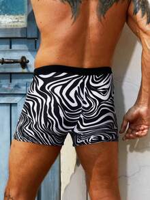 Surfspeed 男士滿版印花腰部抽繩泳褲 - 彩色 - 查看 2